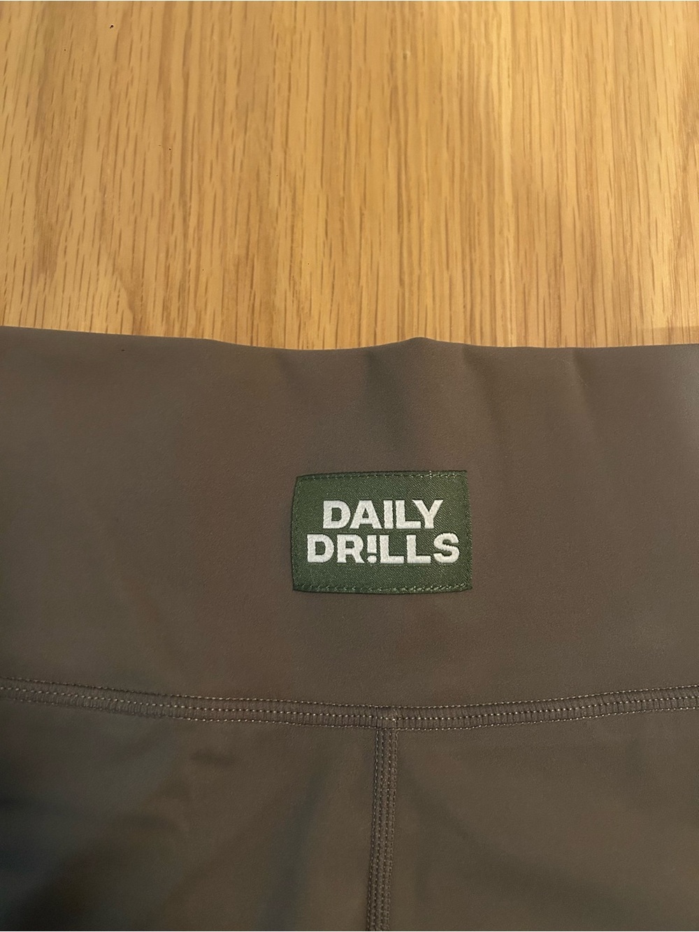 Daily Drills x Driscoll's Layered Bra & Shortie Shorts - Mocha + Gingham XL NWT - Picture 9 of 16
